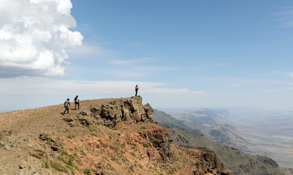 Tribal stewards explore Steens Mountain. Photo by Sage Brown.