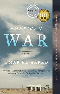 The cover of "American War," a novel by Omar El Akkad.