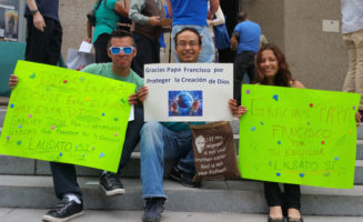 Catholic climate rally. Photo by Allis Druffel.