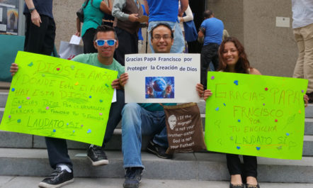 Catholic climate rally. Photo by Allis Druffel.