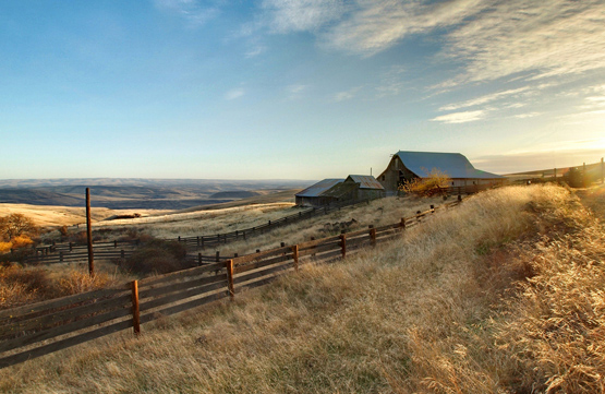 A ranch in rural Washington state.