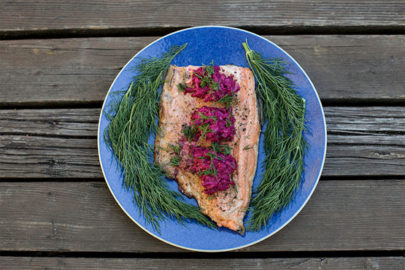 Sauteed Salmon photo by Paul Dunn