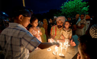 A Sikh prayer ceremony. Photo by Maryland GovPics.