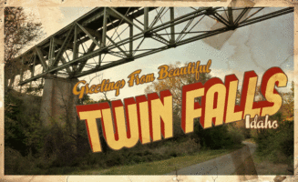 Twin Falls Postcard