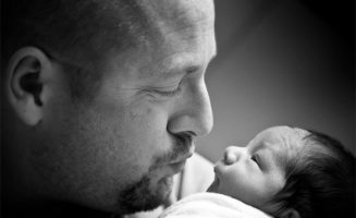 Father with Baby photo by John A. Ryan Photography