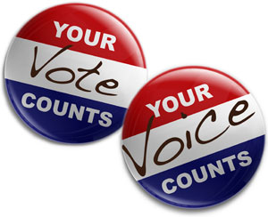 Your Vote/Voice Counts