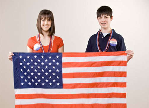 Teen voters by Shutterstock.