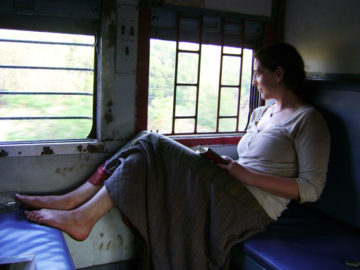 Monica Byrne in India