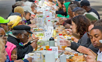 Half-mile dinner by Andy King