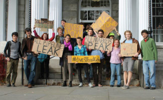 Members of Swarthmore Mountain Justice