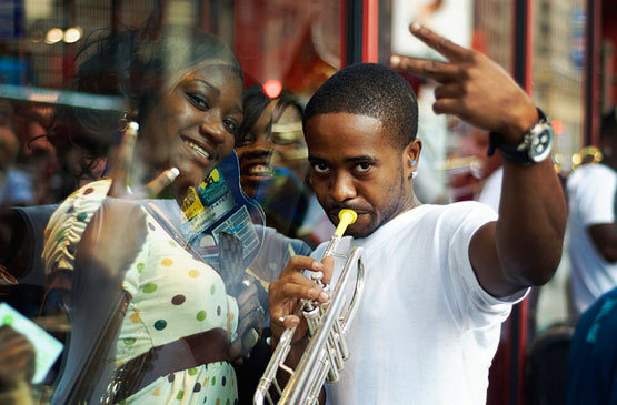 Times Square Musicians photo by Mo Riza