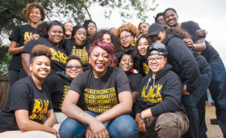 Alicia Garza and Bay Area Black Lives Matter photo by Kristin Little