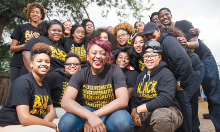 Alicia Garza and Bay Area Black Lives Matter photo by Kristin Little