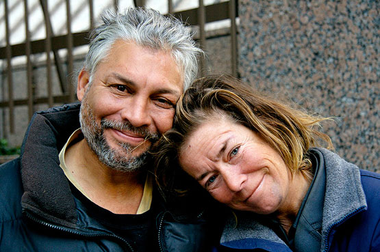 Homeless Couple photo by Jeremy Brooks