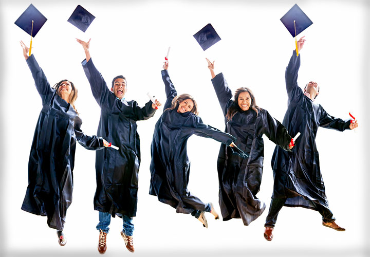 College grads by Shutterstock