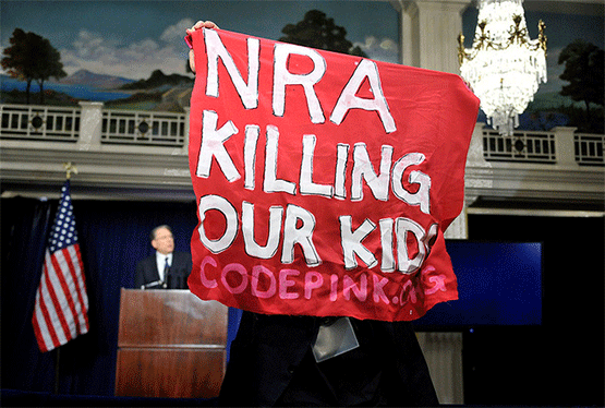 NRA Protest photo by Jay Mallin Photos