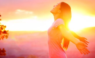 Woman in Field photo from Shutterstock