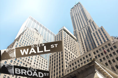 Photo of Wall Street.