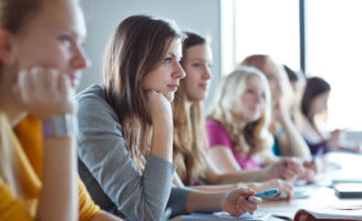 Women on Campus photo from Shutterstock