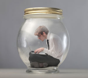 Man in Jar photo by Ollyy/Shutterstock