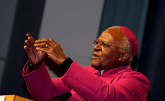 Archbishop Desmond Tutu. Photo by Joshua Wanyama.