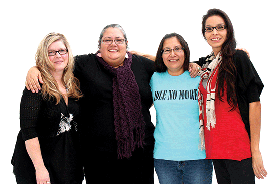 Idle No More Group photo by Marcel Petit