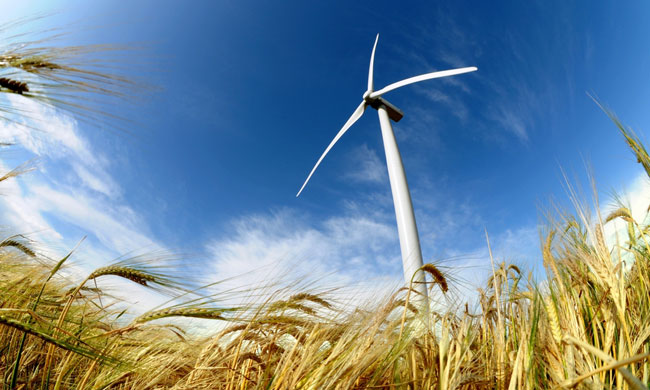 Wind Power on Plains photo from Shutterstock