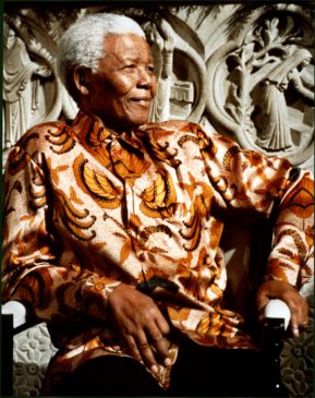 Nelson Mandela photo by Jane Feldman