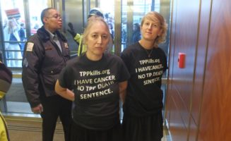 Zahara and Hannah TPP protest .jpg