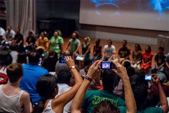 Global Power Shift conference. Photo by Shadia Fayne Wood / Project Survival Media.