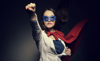 Superhero Woman photo from Shutterstock