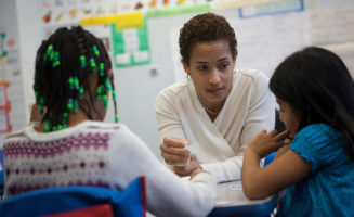 Teacher and students. Photo by US Department of Education