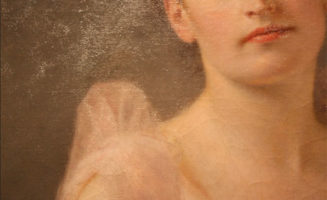 Painting of Woman's Mouth photo by Sarah Ross
