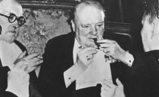 Winston Churchill at the Potsdam Conference