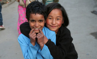 Children in Ladakh photo by Daniela Hartmann