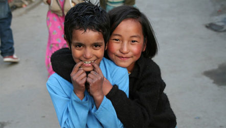 Children in Ladakh photo by Daniela Hartmann